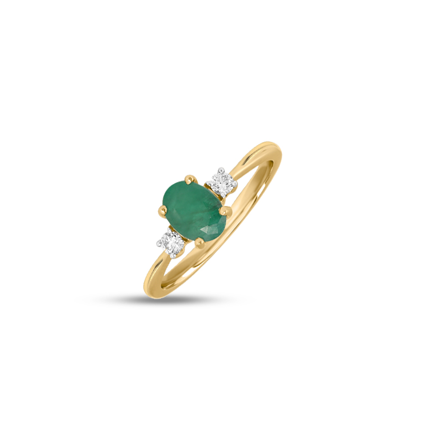 Alisha Gemstone Ring — Rose Gold / 14