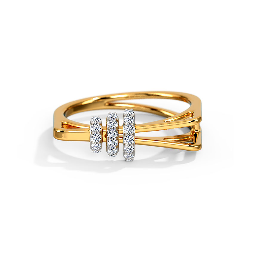 Arelina Diamond Ring — Rose Gold / 12