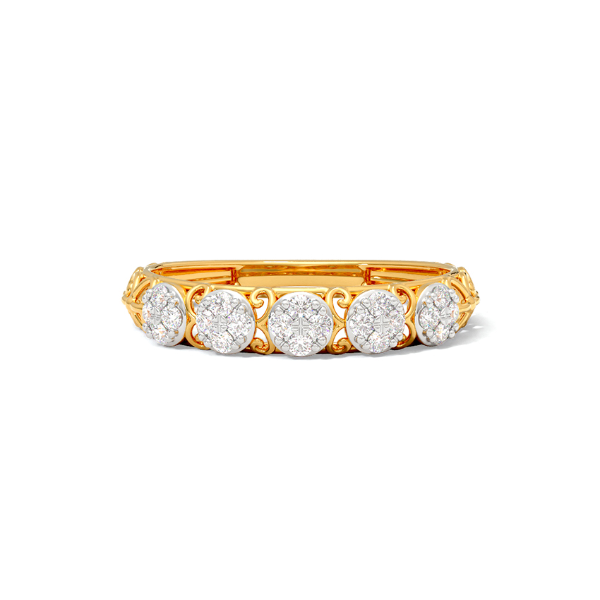 Aria Spark Diamond Band — Rose Gold / 12