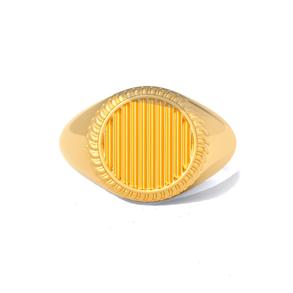 Altesse 22KT Gold Ring — Rose Gold / 12