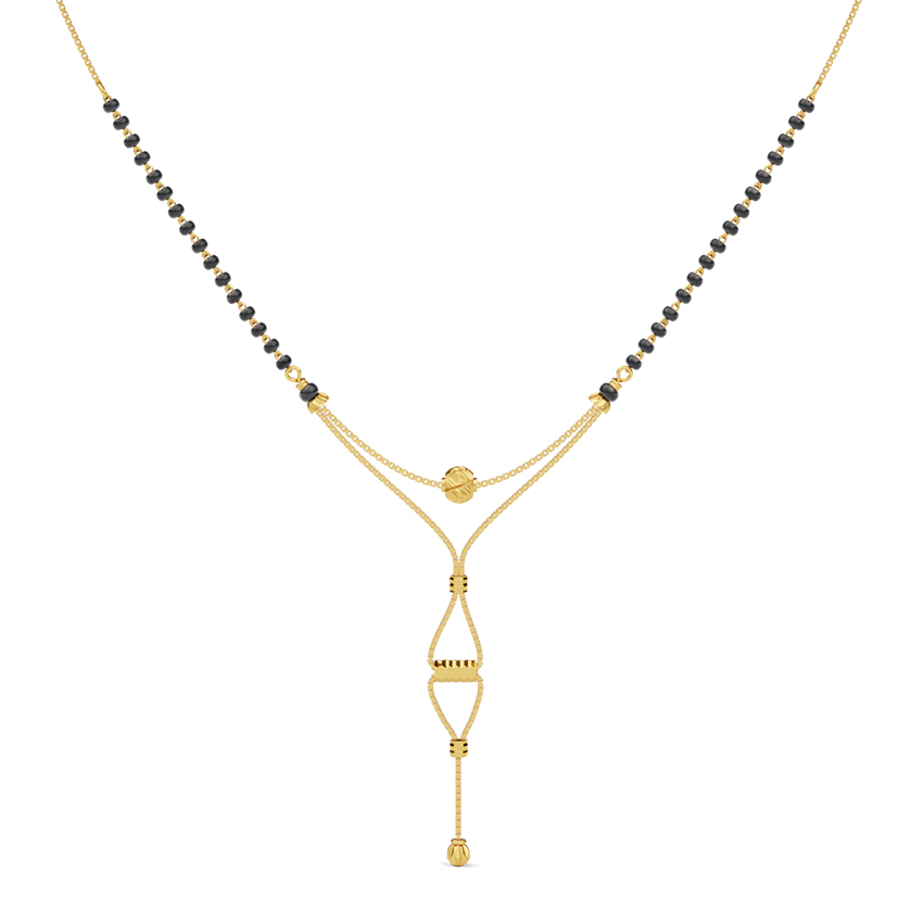 Nakshatra Mani 22KT Gold Mangalsutra — Rose Gold / 18 in
