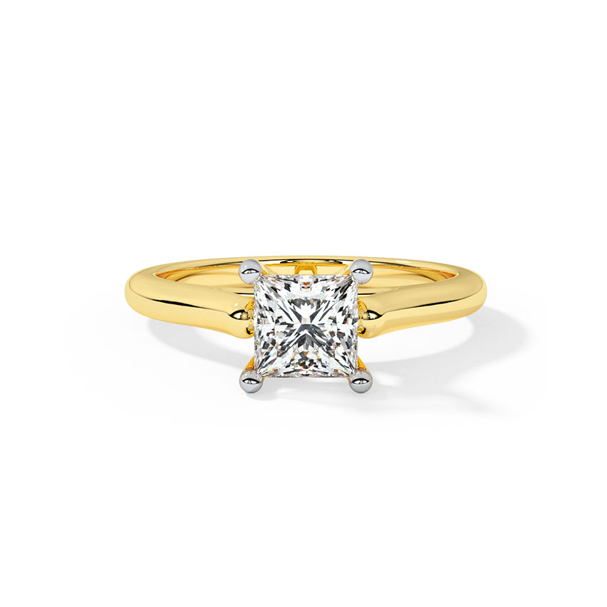Charm Solitaire Ring — Rose Gold / 12