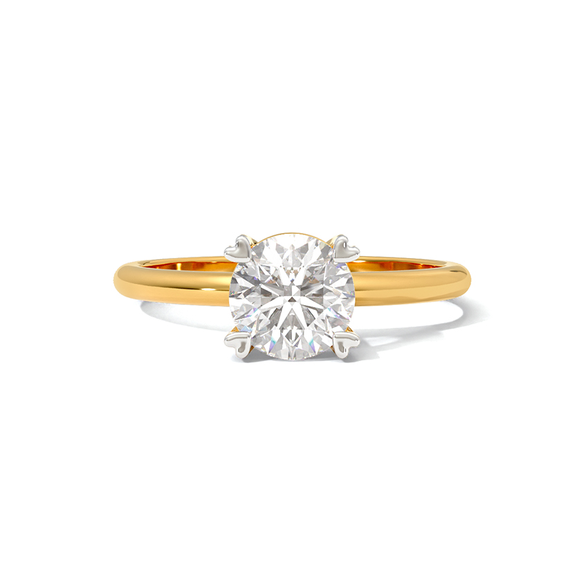 Forever Arc Solitaire Ring — Rose Gold / 12