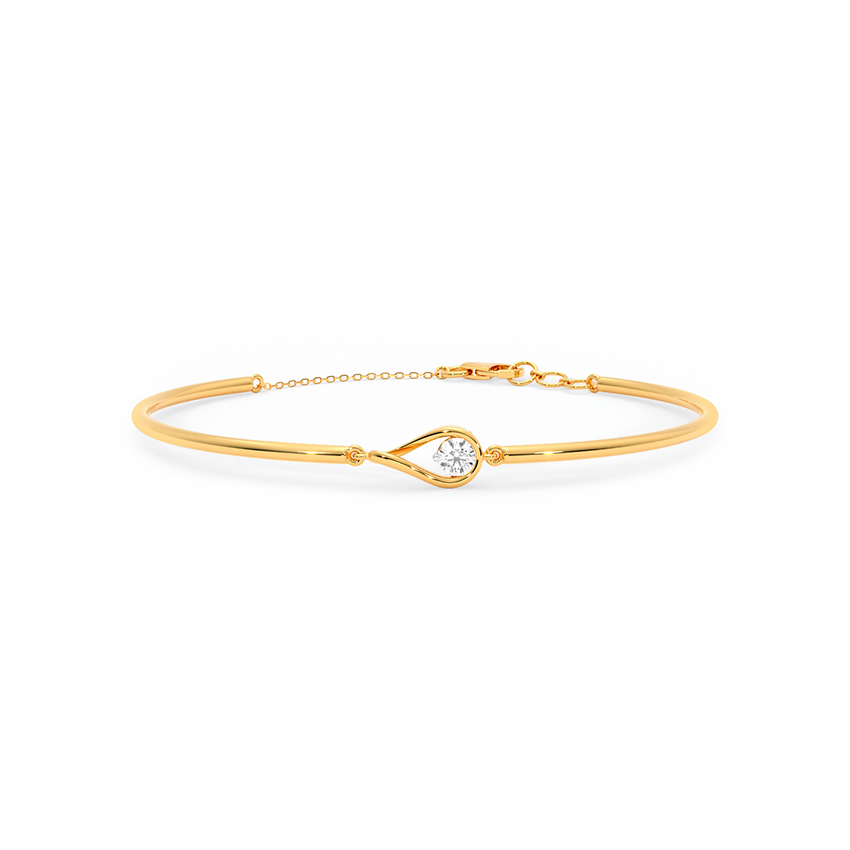 Eternal Spark Solitaire Bracelet — Rose Gold / 6.5 in