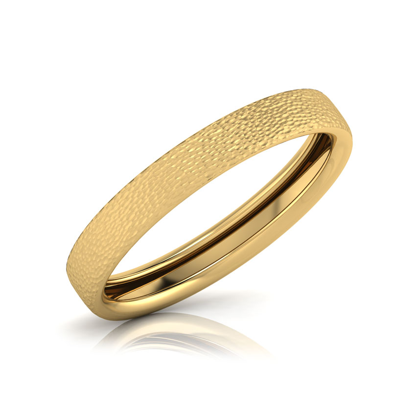Ashton Hammered Gold Ring — Rose Gold / 12