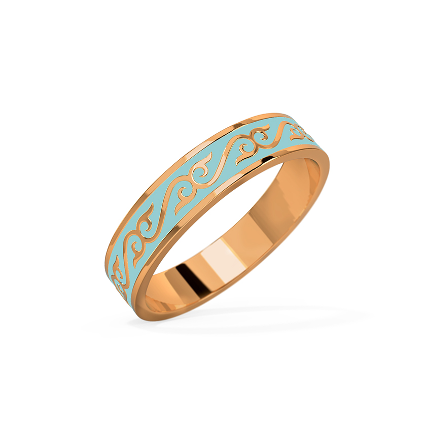 Blooming Swara Gold Band — Rose Gold / 12